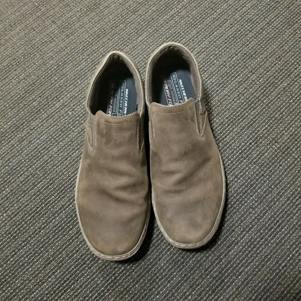 Skechers Relaxed Fit Memory Foam Slip On Shoes